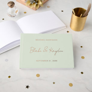 Livre D'or Parti d'engagement Mariage moderne personnalisé
