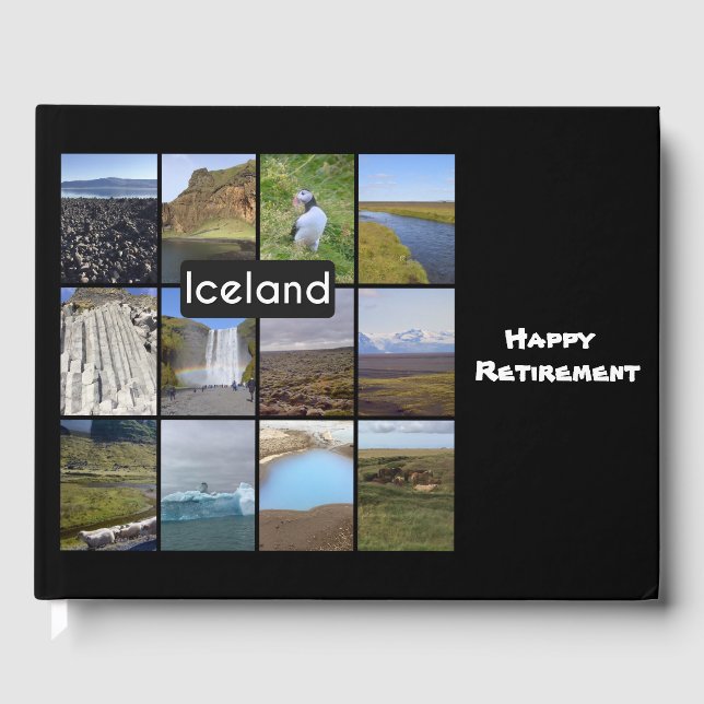 Livre D'or Paysage d'été islandais (Recto)