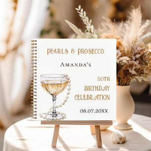 Livre d'or perle d'anniversaire