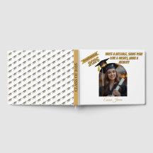Personalized Graduation Guestbook & Wishes Book 