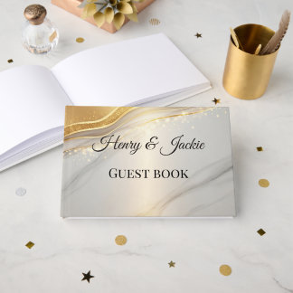Livre D'or Personalized Wedding Guest Book