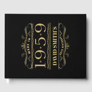 Livre D'or Personnalisé 1959 60e anniversaire