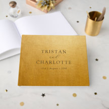 Personnalisé Elegant Chic Gold