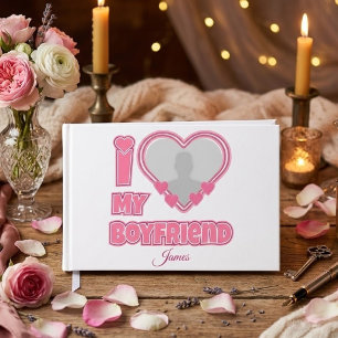 Livre D'or Personnalisé J'aime mon petit ami – Ajouter une ph