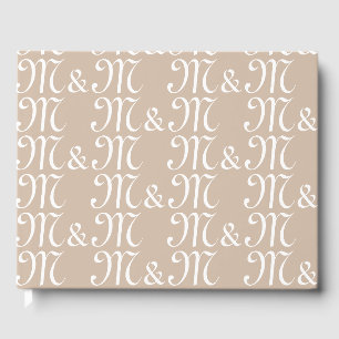 Livre D'or Personnaliser w Initiales du couple monogramme bei