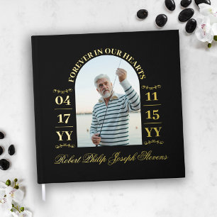 Livre D'or Photo Black Gold Arch Pour Toujours Dans Nos Coeur