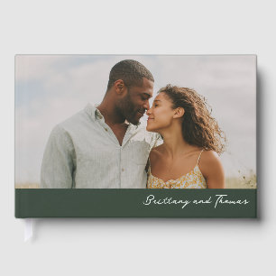 Livre D'or Photo Bleu Vert Romantique