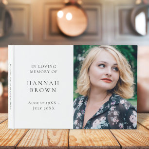 Livre D'or Photo commémorative   En Mémoire Amoureuse Moderne