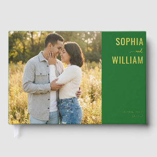 Livre D'or Photo Contemporain Vert Romantique