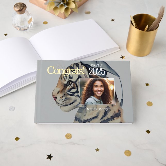 Livre D'or Photo de diplôme unique (Recto ouvert)