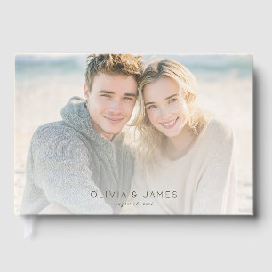Livre D'or Photo de plage bleu clair romantique