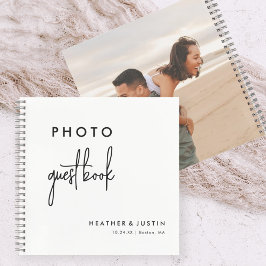 Livre d'or photo Mariage moderne personnalisé