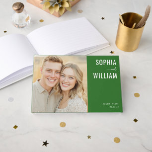 Livre D'or Photo Moderne Vert Joyeux