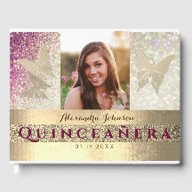 Photo Quinceanera Parties scintillant rose