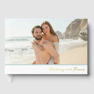 Livre D'or Photo romantique de plage sereine