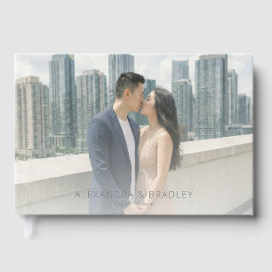 Livre D'or Photo Urbaine Beige Romantique