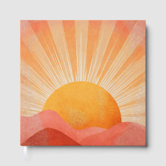 Livre D'or Pink and Orange Boho Sunrise