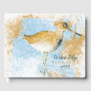Livre D'or Plage de Willet Shorebird Art Côtier Location