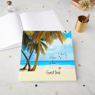 Livre D'or Plage, Palmiers, Mariage Océan