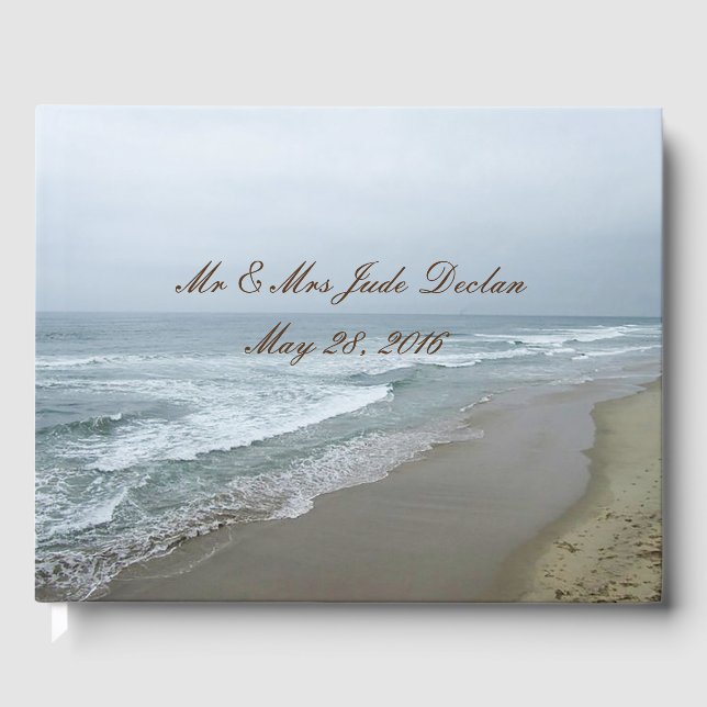 Livre D'or Plage romantique (Recto)