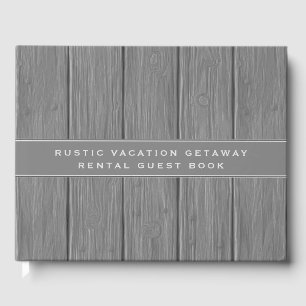 Livre D'or Platine en bois gris Location vacances