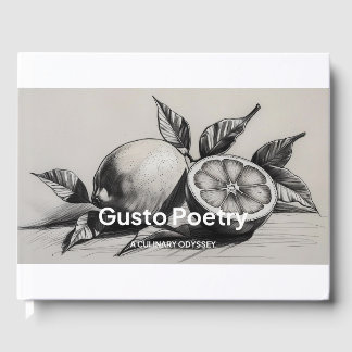 Livre D'or Poésie citron et gusto orange
