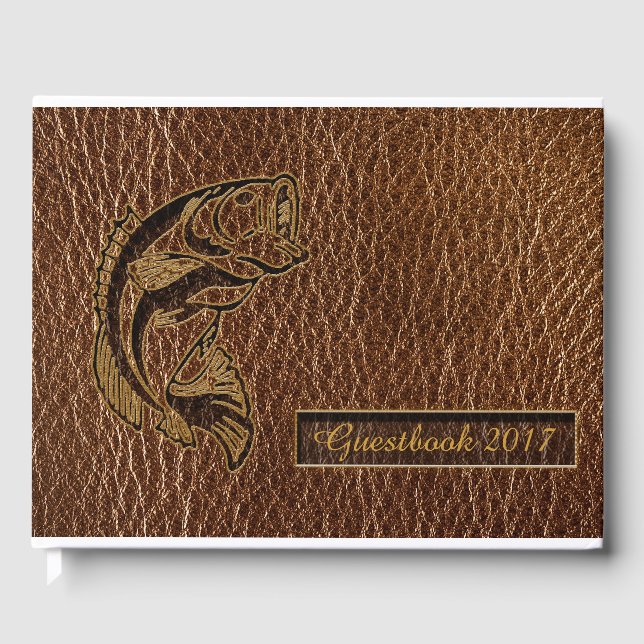 Livre D'or Poisson ressemblant au cuir (Recto)