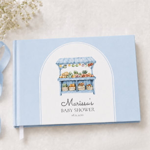 Livre d'or pour Baby Shower Blue Farmers Market