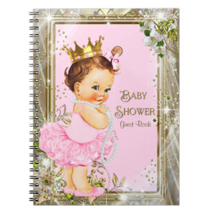 Livre d'or pour Baby Shower de la Princesse Baller