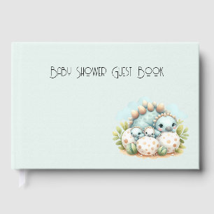 Livre d'or pour Baby Shower Dinosaure Dino Mite So