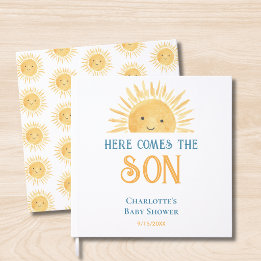 Livre d'or pour Baby Shower Here Comes The Son