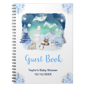 Livre d'or pour Baby Shower sur le thème des Anima