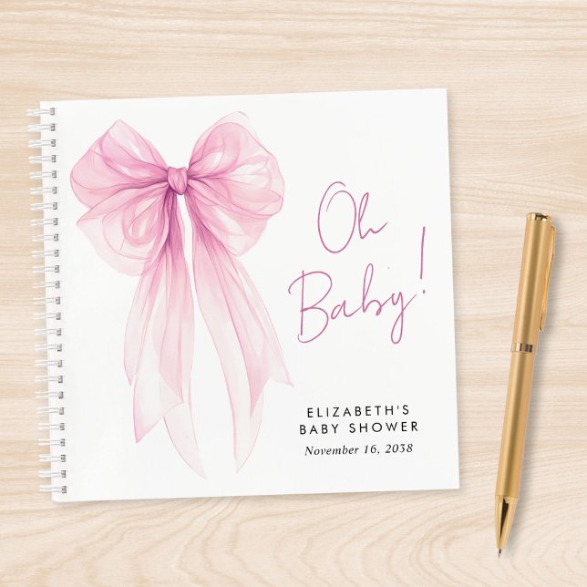 Livre d'or pour invité pour Baby Shower Fille avec (Créateur téléchargé)
