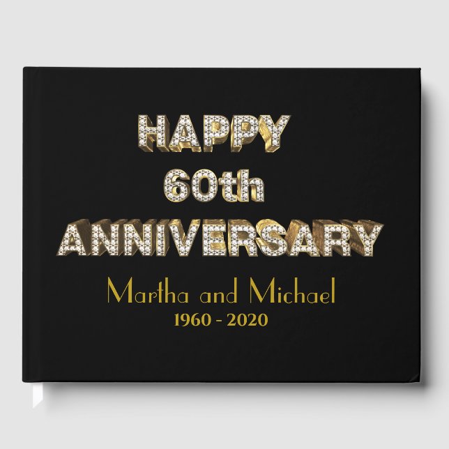 Livre d'or pour les 60 ans de mariage (Recto)