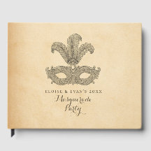 Livre d'or pour soirée masquée