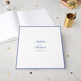 Livre d'or pour un mariage moderne.