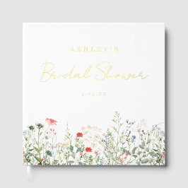 Livre D'or Prairie de fleurs sauvages Baby Shower