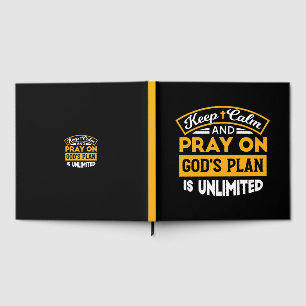 Livre D'or Priez et faites confiance au plan illimité de Dieu