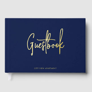 Livre D'or Propriété de couleur personnalisée Script moderne 