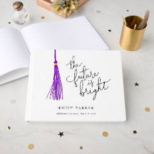 Livre D'or Purple Tassel L'Avenir Est Clair Graduation