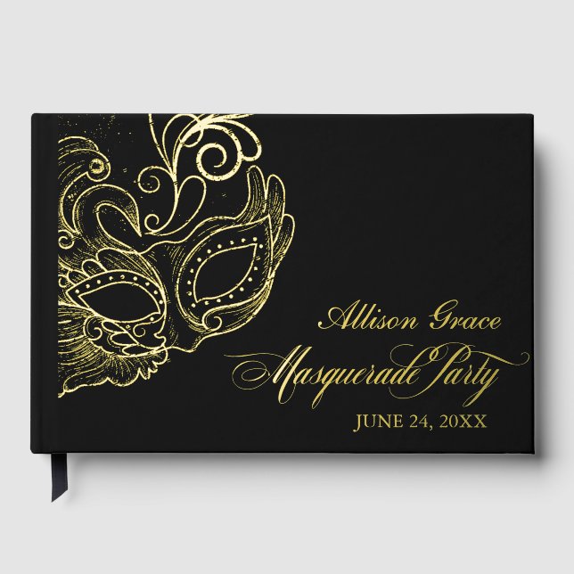 Livre D'or Quinceanera Masquerade (Recto)