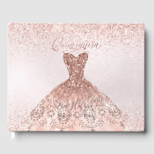 Livre D'or Quinceañera, Sparkle Gown, Or Rose