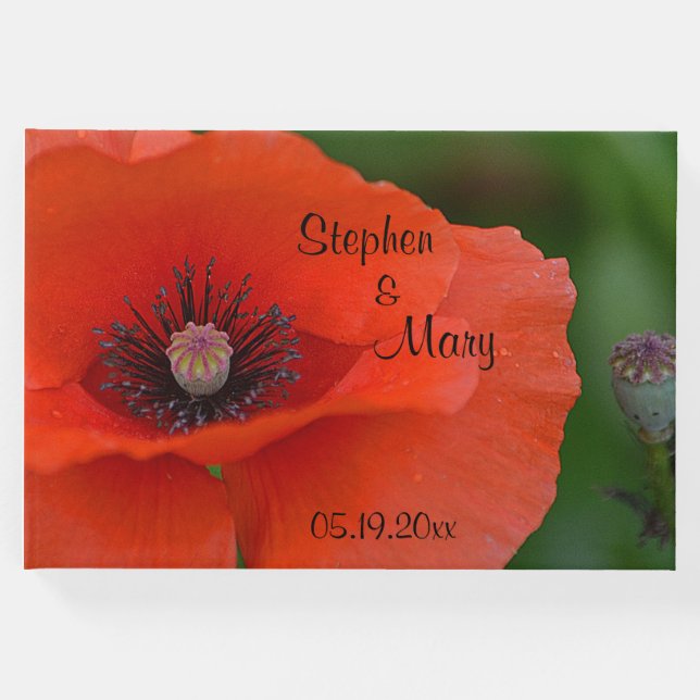 Livre D'or Red Poppy (Devant)