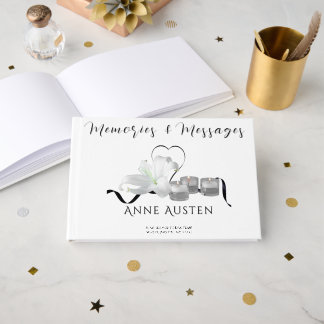 Livre D'or Registre des invités de funérailles - Modifiable 