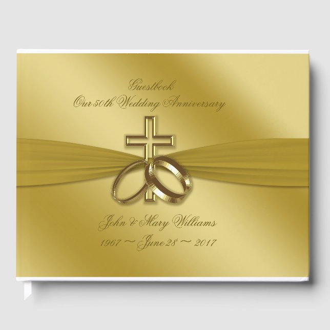 Livre d'or religieux du 50e anniversaire (Recto)