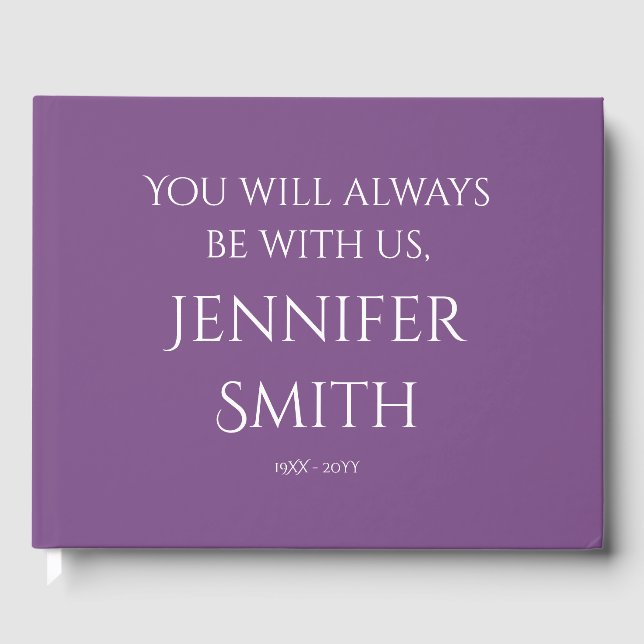 Livre d'or Respectable and Plain Memories (Recto)