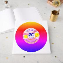 Retro Vinyl Record 45 tr/min Rainbow 50th Birthday