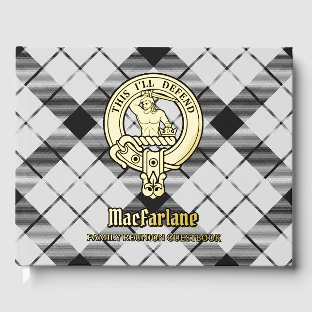 Livre D'or Réunion de la famille MacFarlane (Recto)