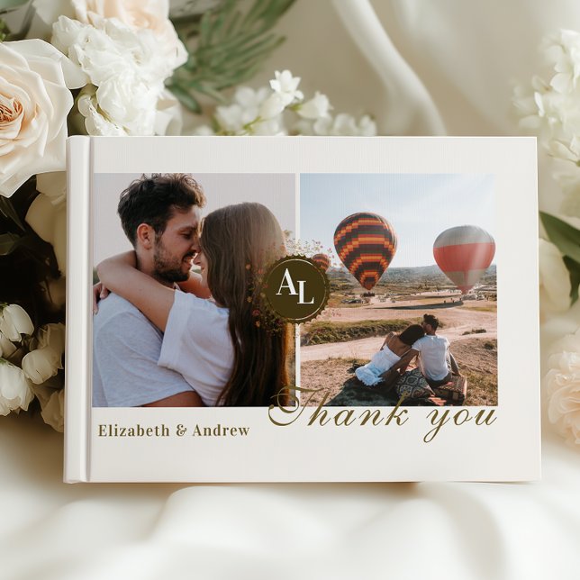 Livre D'or Rococo Floral Antique Frame Mariage Photo (Créateur téléchargé)