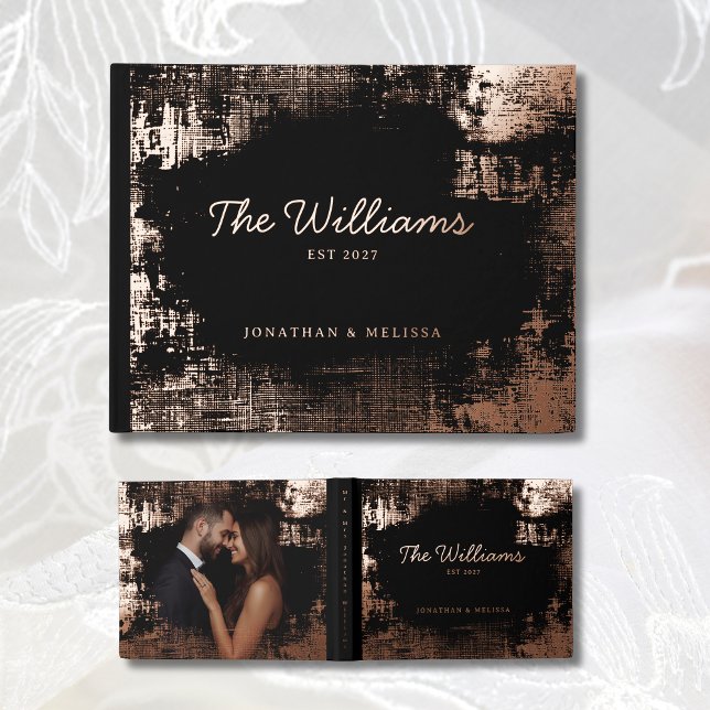 Livre d'or Rose Gold Foil Guestbook (Créateur téléchargé)